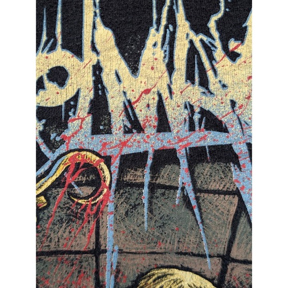 Vintage ANGELMAKER Vengeance Graphic T Shirt Men's Large Horror Goth‎ Band Tee - Picture 5 of 13